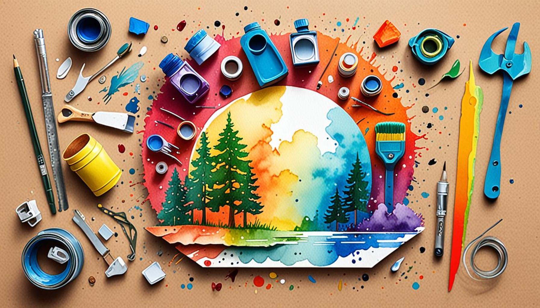 Transform Recyclables into Art Sustainable DIY Project Ideas