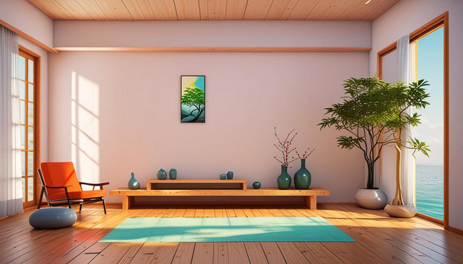 Drawing Zen Spaces: The Integration of Minimalism in Creating Calm and Organized Environments
