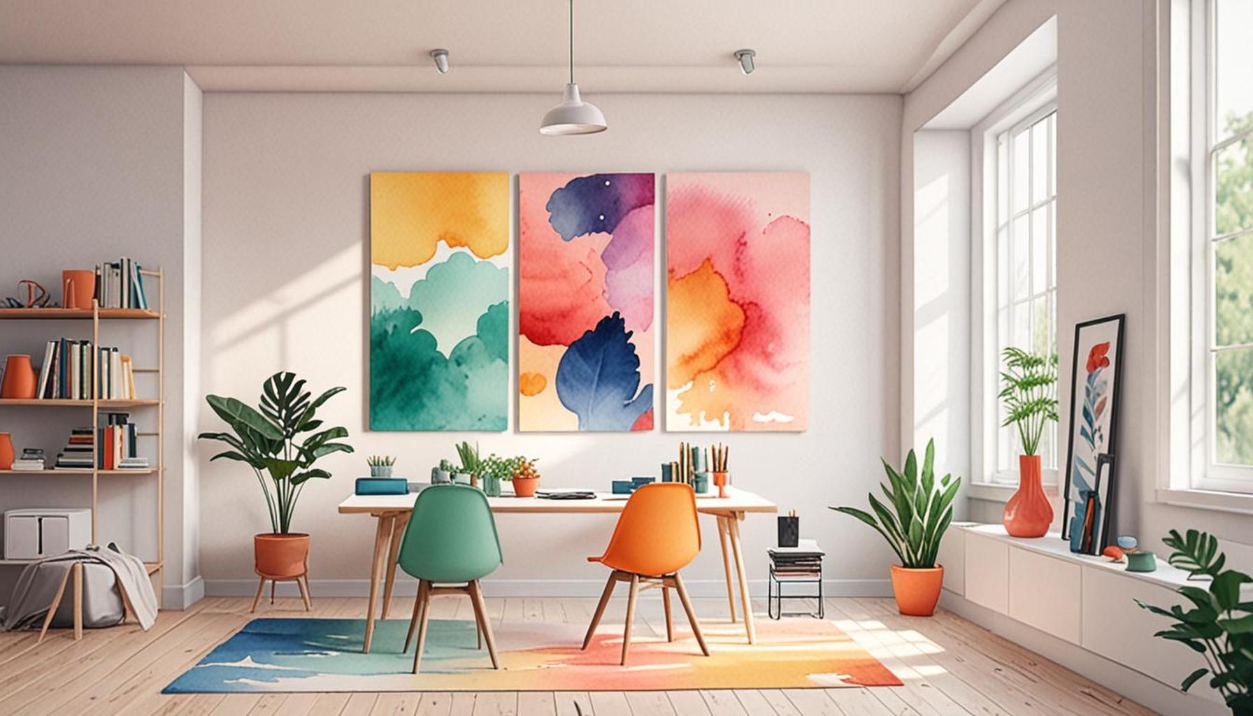 The Influence of Colors on the Organization of Minimalist Spaces: Creating Environments that Inspire Tranquility