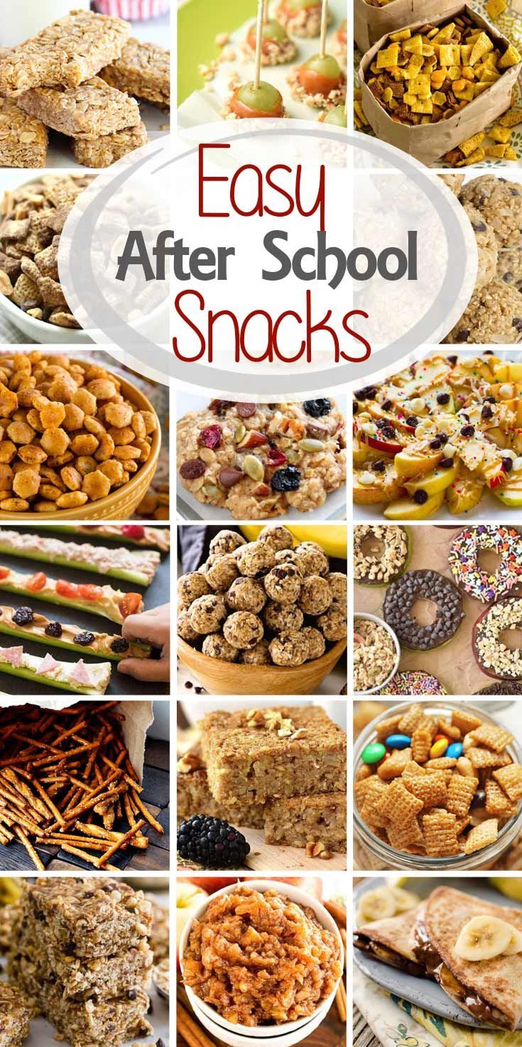 Ideas for quick and inexpensive snacks to take to work or school