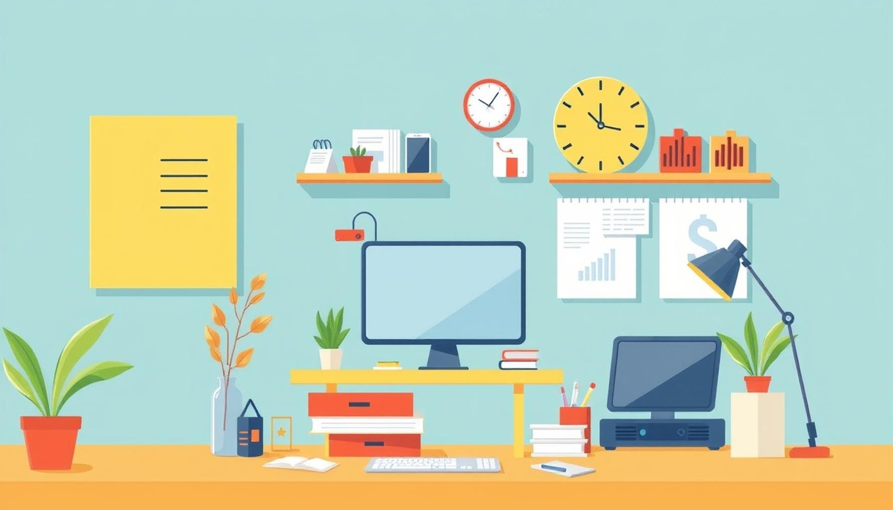 Minimalism and Efficiency: How to Create a Workspace that Maximizes Clarity and Focus