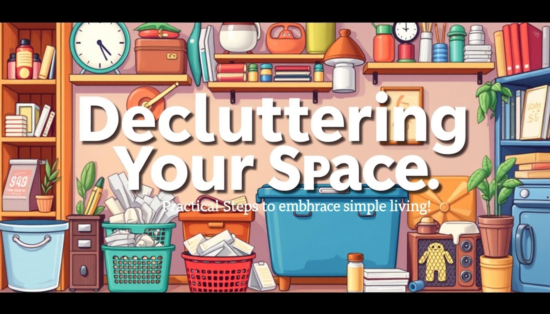 Decluttering Your Space: Practical Steps to Embrace Simple Living
