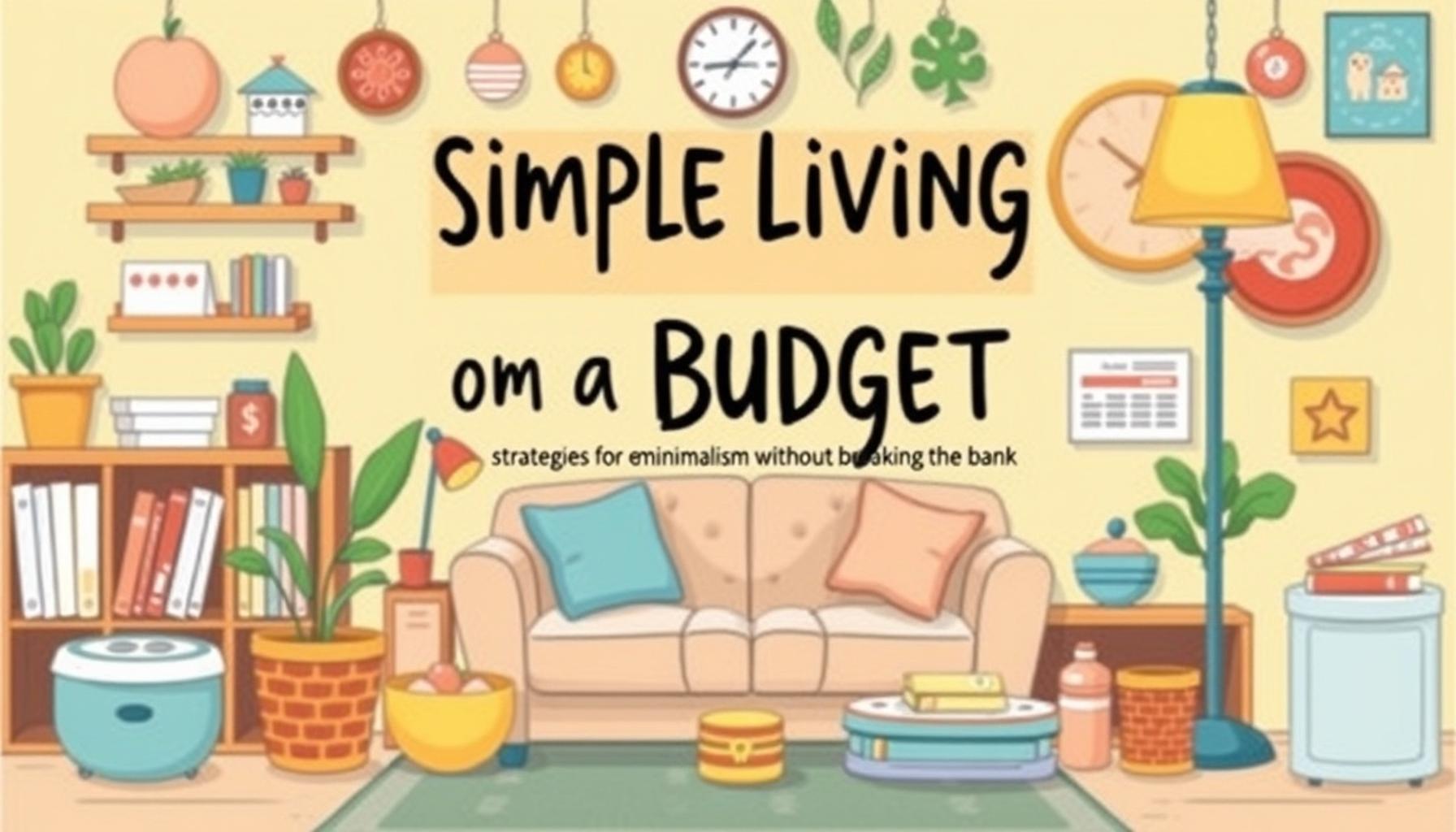 Simple Living on a Budget: Strategies for Embracing Minimalism Without Breaking the Bank