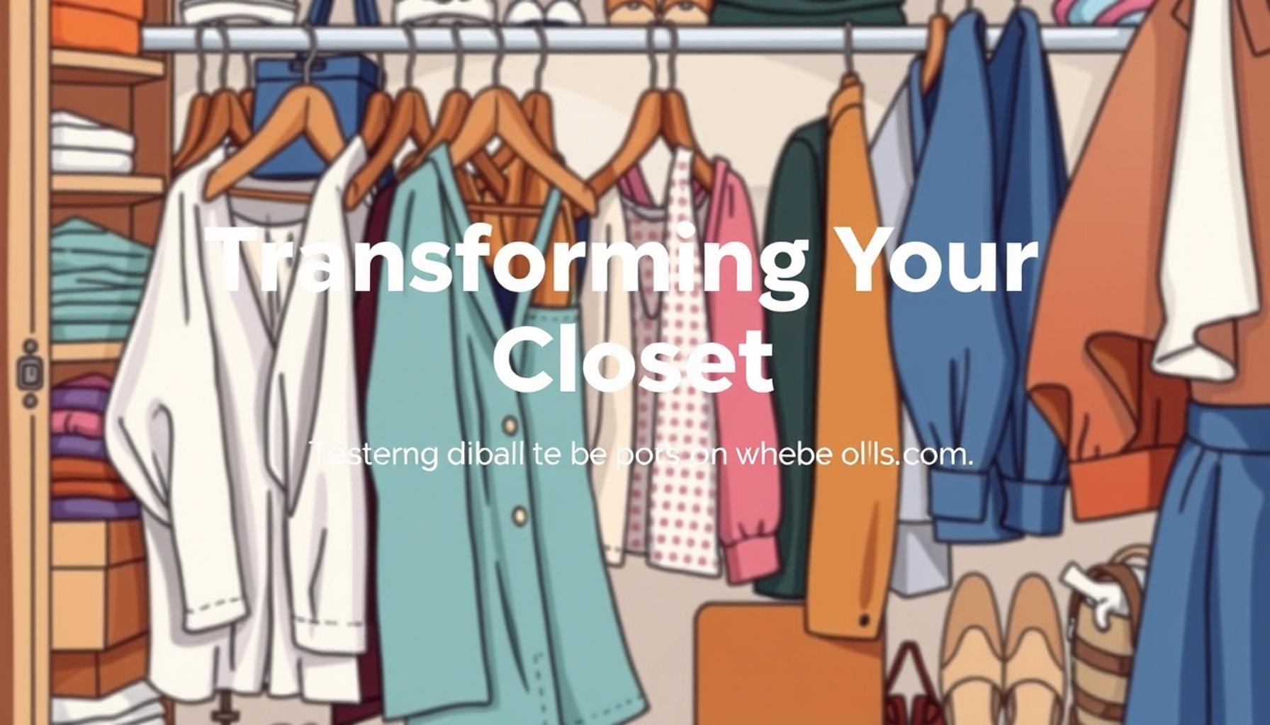 Transforming Your Closet: The Art of Capsule Wardrobe for a Minimalist Lifestyle